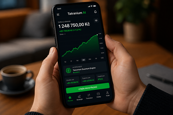 Tatranium AI na smartphonu